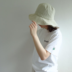 ヘビーウェイト／上質素材の刺繍Tシャツ＜カップコーヒー＞＜ソーダ＞ 2枚目の画像