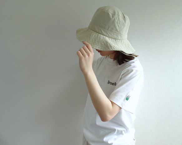 ヘビーウェイト／上質素材の刺繍Tシャツ＜カップコーヒー＞＜ソーダ＞ 2枚目の画像