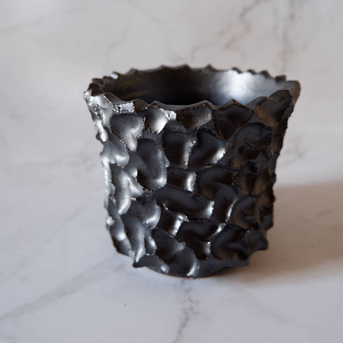 作家もの 陶芸壺 花器 多肉植物