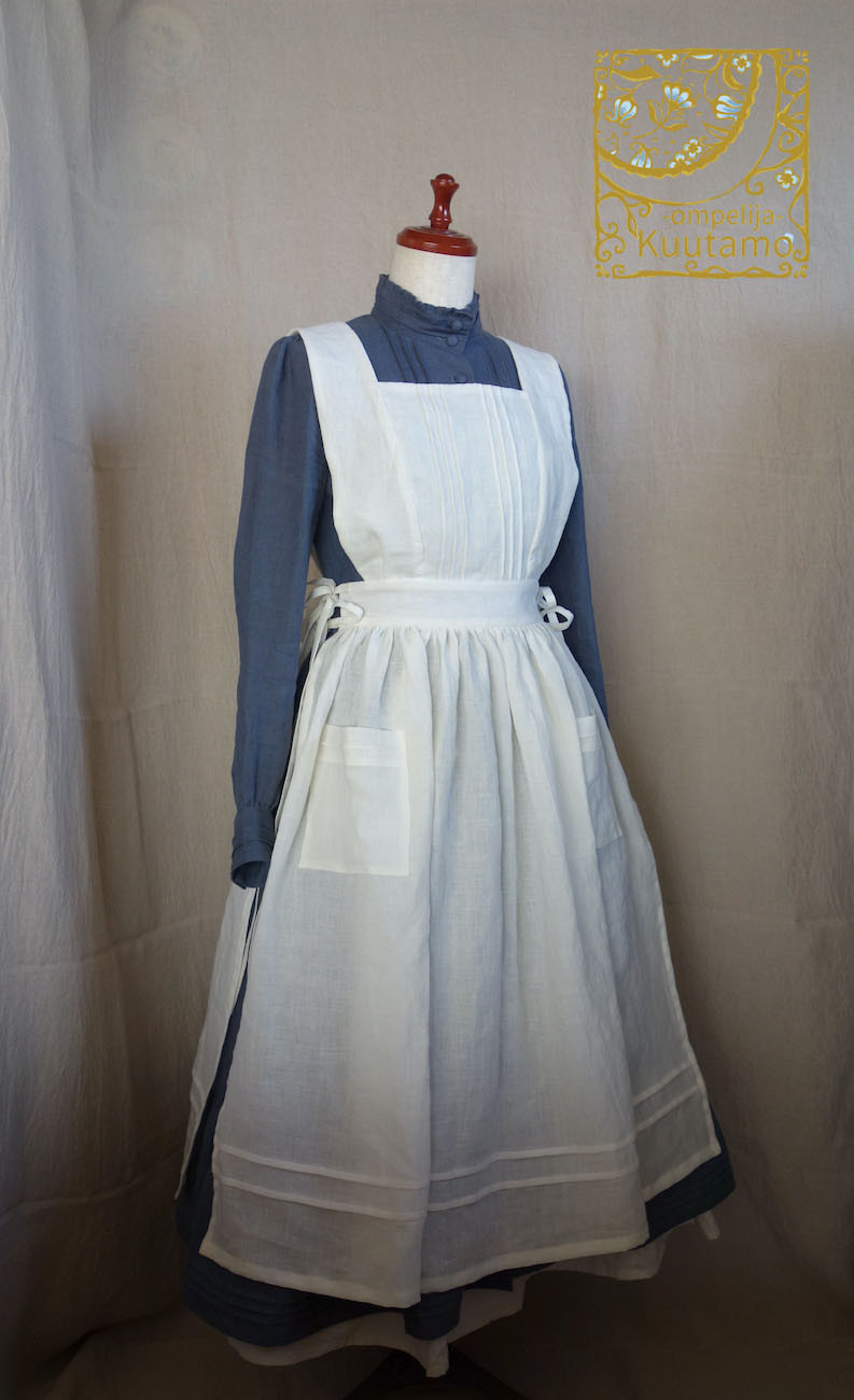 【即納品】アニスエプロン＜オフ白＞