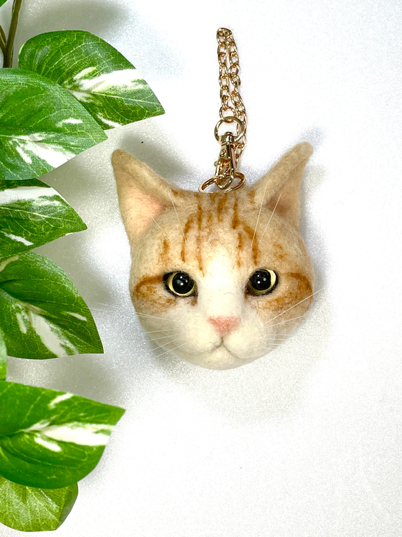 羊毛フェルト　猫(茶トラ白) コースレッスン】MEBARUが教える！羊毛フェルト講座 -茶トラ白猫