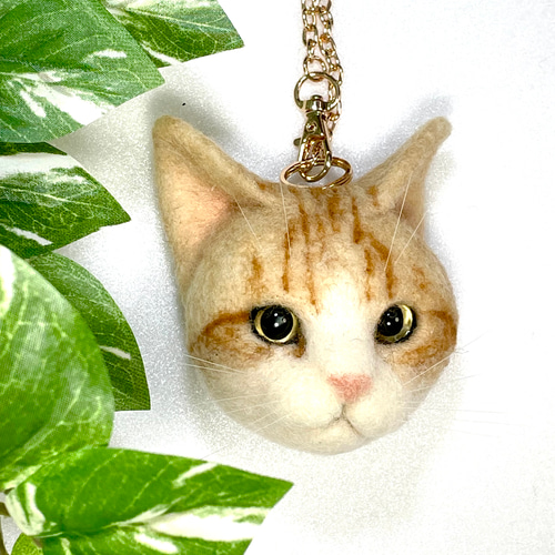 羊毛フェルト 子猫(茶トラ白) （【長尺/long video】羊毛
