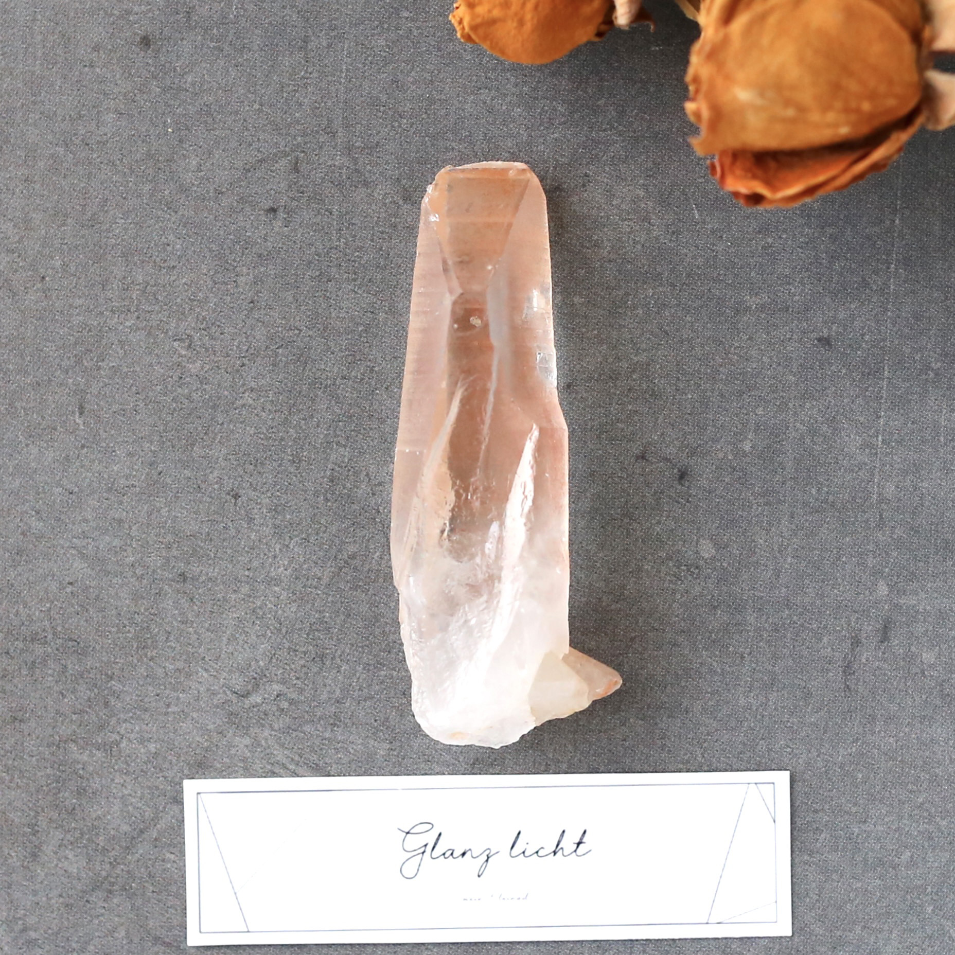 ピンクレムリアンシード クリスタル 水晶 鉱物 原石 希少 カブラル鉱山