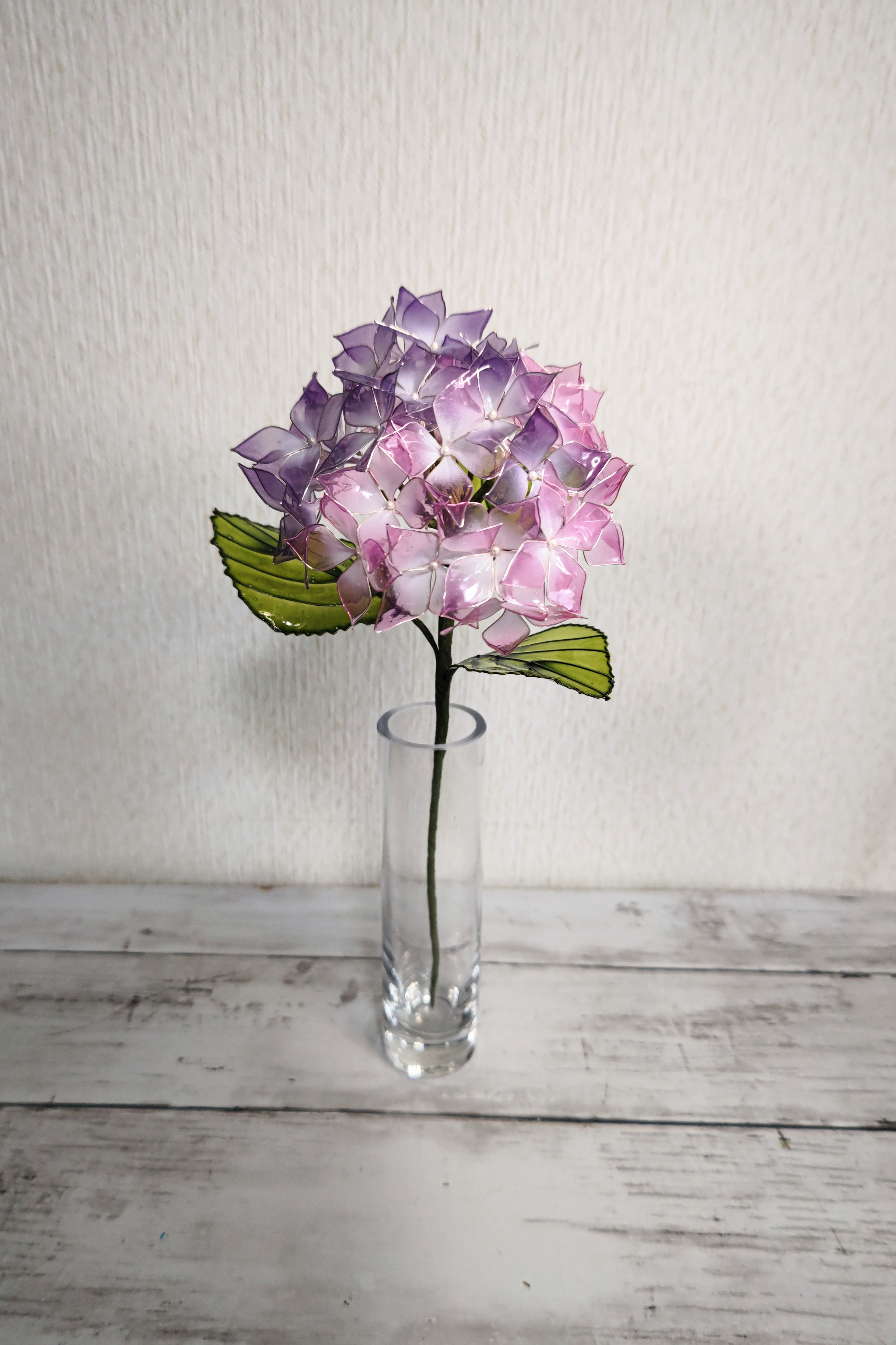 アメリカンフラワー　紫陽花他　ディップフラワー