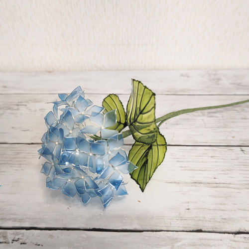 ディップアート 紫陽花 ディップアート】紫陽花の製作メイキング 【ハンドメイド
