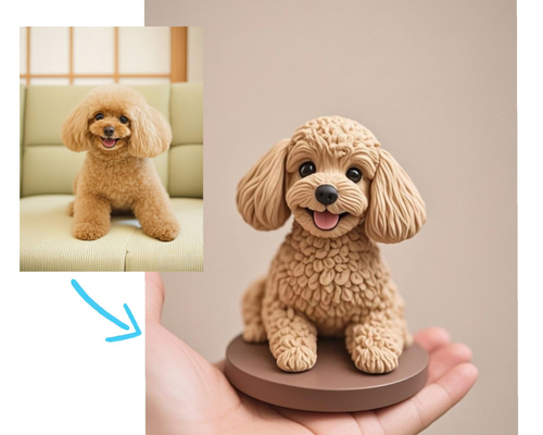 海外作家様作　ハンドメイドフィギュア MoonFlowerBear | 青いクマさんたち #ハンドメイド部 #ハンドクラフト