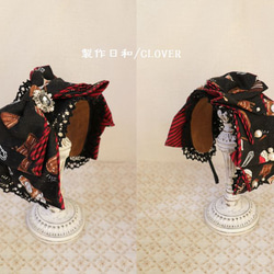 製作日和　ワンピース、カチューシャ　セット jacquard piping dress【sax】 – BUNNY APARTMENT