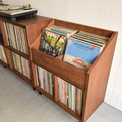 DIG THE RECORD SHELF  レコード収納　本棚　マンガ　文庫本　ビンテージ　ミッドセンチュリー 10枚目の画像