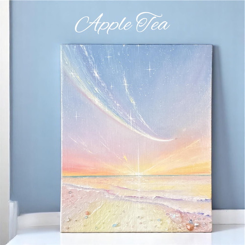 Earth【原画】星に願いを〜優しさに溢れた世界 (チョークアート.オイル