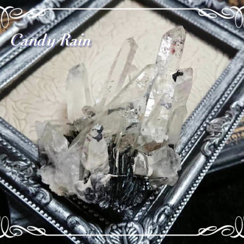 スペキュライト水晶共生クラスター アイアンローズ ヘマタイト ブラックローズ スペキュライト水晶共生クラスター アイアンローズ ヘマタイト