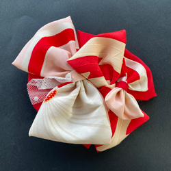 赤 ピンク リボン 髪飾り 七五三 成人式 ヘアアクセサリー その他ヘア