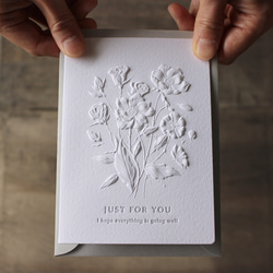 メッセージカード 【封筒・中紙付】 JUST FOR YOU 104×146mm 11枚目の画像