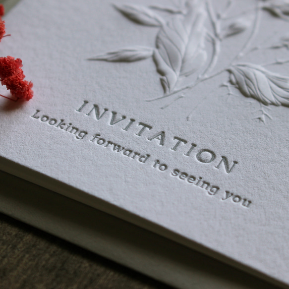 招待状 【封筒・中紙付】 INVITATION 104×146mm 4枚目の画像
