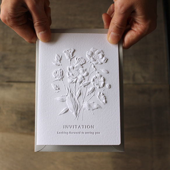 招待状 【封筒・中紙付】 INVITATION 104×146mm 11枚目の画像