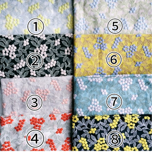 彩り華やか 迷う楽しみ選べる刺繍ミモザのハードメガネケース 【名入れ