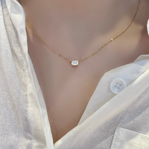 ラボグロウンネックレスk18 1002 ネックレス・ペンダント パール大好き  