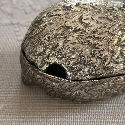 フランスアンティーク うずらのシュガーポット トリンケット 小物入れ