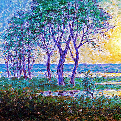 * vintage picture ❀ スウェーデンの街並み 風景画 油絵 vintage picture ❀ スウェーデンの街並み 風景画 油絵
