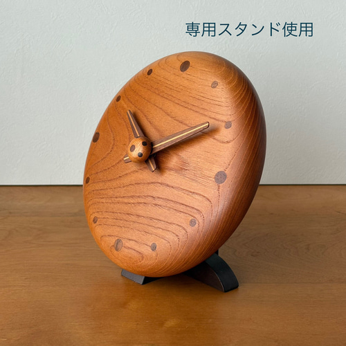 木製時計てんとう虫【けやき】 掛け時計・置き時計 ちひろ工房 通販