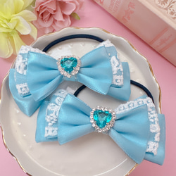 SALE マーメイド♡ ゆめかわ チュールリボン ポニー用♡ ハンドメイド