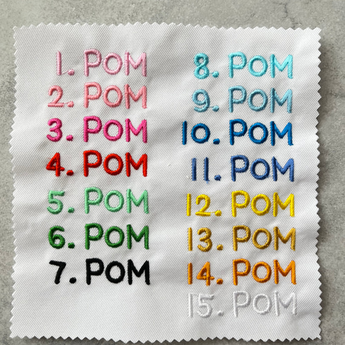オーダー受け付けます♡オリジナル一文字刺繍ワッペン シール