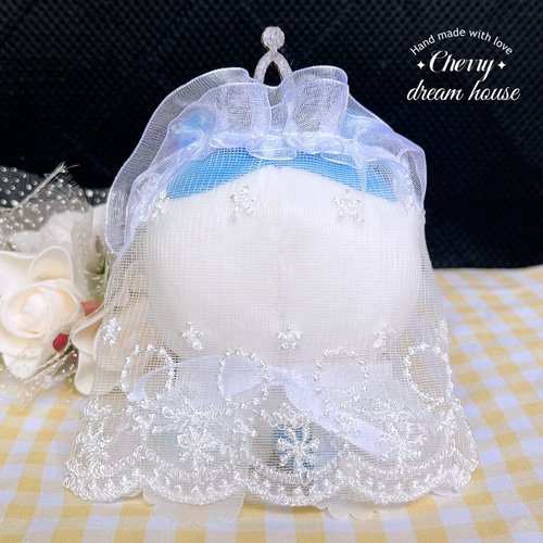 ぬい服 10cm 着せ替え ちいかわ ウェディングドレス 3点セット 結婚式