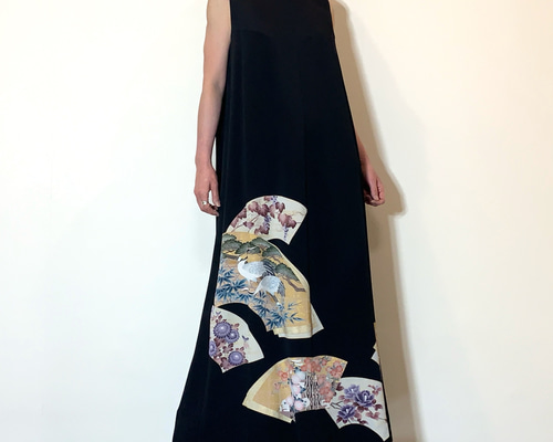 着物リメイク 留袖 Aラインワンピース ワンピース komomo 通販