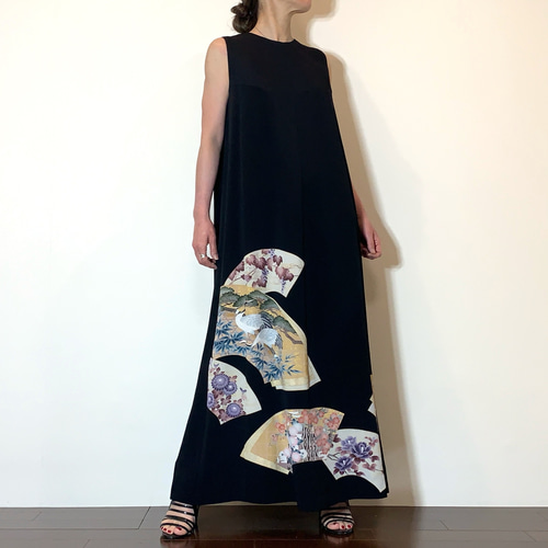 着物リメイク 留袖 Aラインワンピース ワンピース komomo 通販