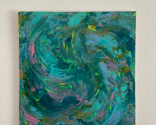 生命エネルギーアート 氣・プラーナ 絵画 レムリアンマーメイドNOZOMI