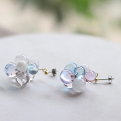 シャボン玉ピアス 3枚目の画像