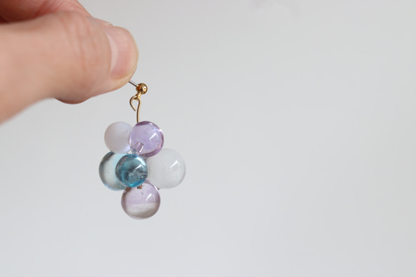 シャボン玉ピアス 13枚目の画像