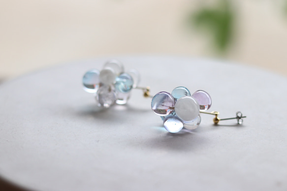 シャボン玉ピアス 8枚目の画像