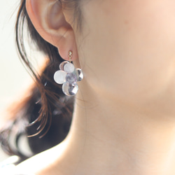 シャボン玉ピアス 4枚目の画像