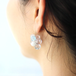 シャボン玉ピアス 7枚目の画像