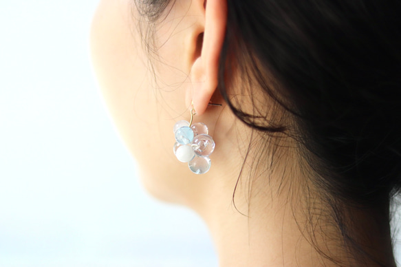 シャボン玉ピアス 7枚目の画像