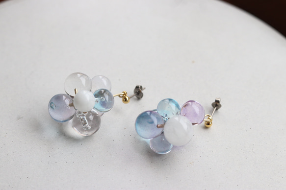 シャボン玉ピアス 14枚目の画像