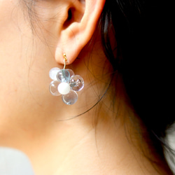 シャボン玉ピアス 10枚目の画像