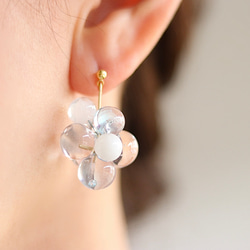 シャボン玉ピアス 6枚目の画像