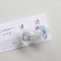 シャボン玉ピアス 5枚目の画像