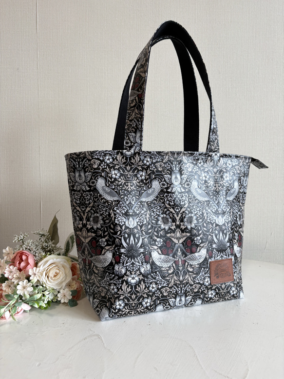 ラミネートトートバック あおりタイプ ウィリアムモリス 2 トート  