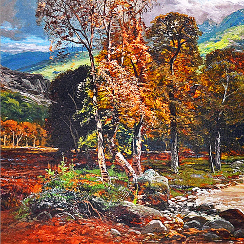 芸術の秋！絵画！　外国？ 芸術の秋」日本のアートシーズン Geijutsu no aki: Autumn as