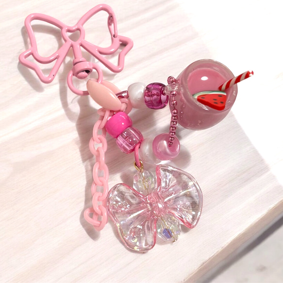 ビーズキーホルダー⭐︎じゃらじゃらキーホルダー （推し活