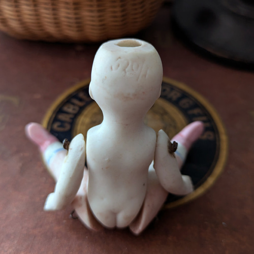 ビスクドール　ミニョネット ドイツアンティーク ビスクドール ミニョネット 10cm その他人形