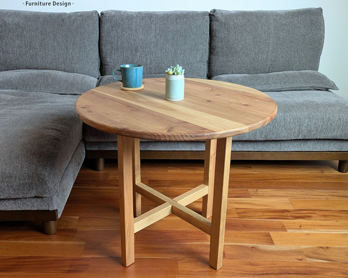 natural round table 】ソファテーブル/カフェテーブル
