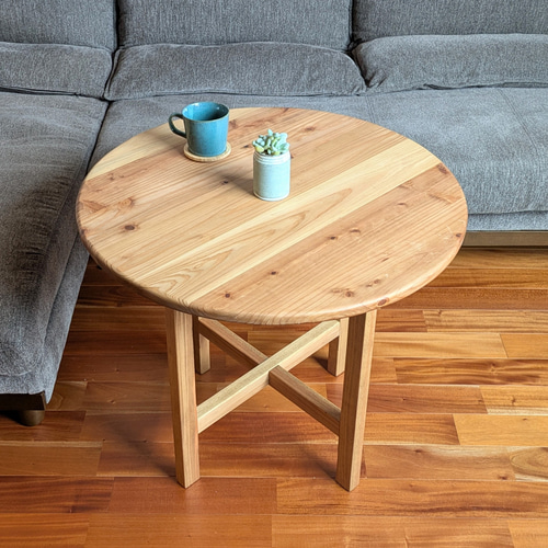 natural round table 】ソファテーブル/カフェテーブル