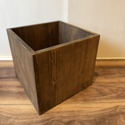 ウッドキューブ 花台 木箱収納 天然杉無垢材 木製ボックス インテリア雑貨 杉無垢材のナチュラルウッドキューブ｜花台・ディスプレイ・収納