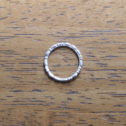 （925銀）摩斯電碼戒指[我愛你，13號] 第7張的照片