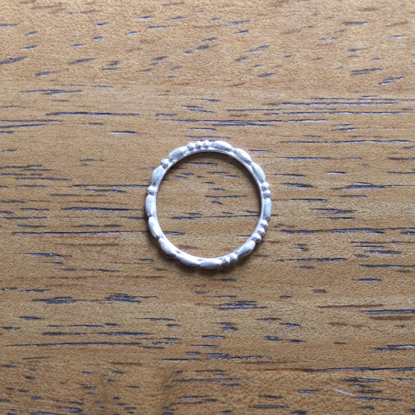 （925銀）摩斯電碼戒指[我愛你，13號] 第7張的照片