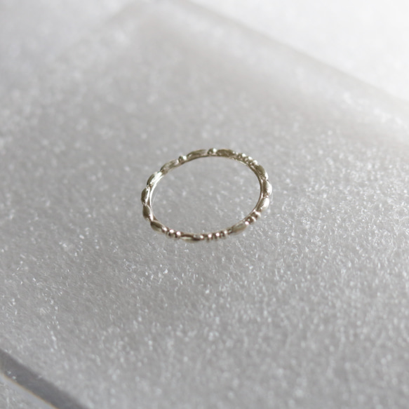 （925銀）摩斯電碼戒指[我愛你，13號] 第4張的照片