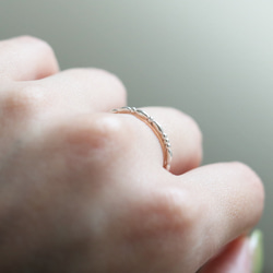 （925銀）摩斯電碼戒指[我愛你，13號] 第5張的照片